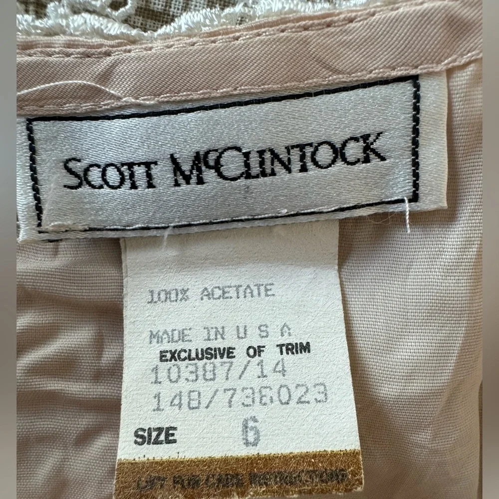 Vintage Scott McClintock Slip Dress